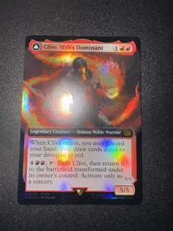 MTG Clive, Ifrit’s Dominant 0458 Extended Art Foil 2025 Final Fantasy - NM - Image 1
