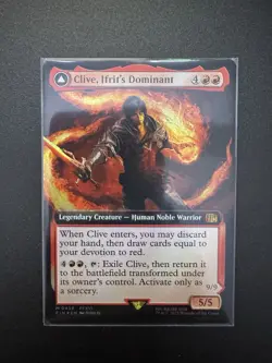 MTG Clive, Ifrit’s Dominant 0458 Extended Art Foil 2025 Final Fantasy - NM - Image 2