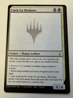 Catch-Up Mechanic MagicCon Chicago 2025 Unknown Event Playtest MTG Magic Con - Image 1