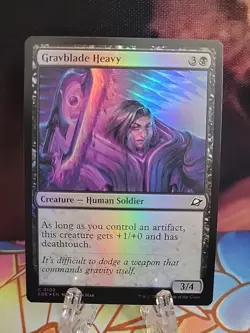 Gravblade Heavy *FOIL Common* Magic MtG x1 Edge of Eternities - Image 1