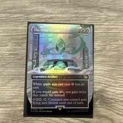 MAGIC THE GATHERING FINALY FANTASY THE WIND CRYSTAL BORDERLESS FOIL 0330 MTG - Image 1