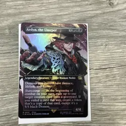 BORDERLESS FOIL Ardyn, the Usurper (0315) FINAL FANTASY MTG M/NM FFXV FF15 - Image 1