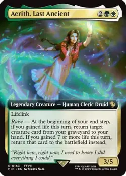 Aerith, Last Ancient (Extended Art) (FIC-163) - rare Near Mint - Image 1