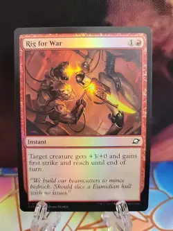 MTG, Edge of Eternities, NM Rig for War Foil - Image 1