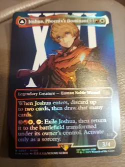 Joshua, Phoenix's Dominant (Borderless) Final Fantasy Foil - Image 1