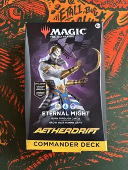 Aetherdrift Commander Deck - Eternal Might - Commander: Aetherdrift - SEALED - Image 1