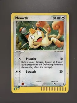 Pokemon TCG Meowth 013 Black Star Promo Holo - Image 1