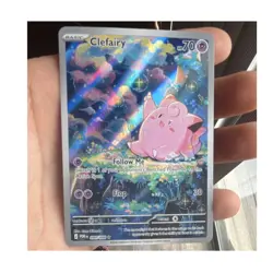 Pokemon Lillie's Clefairy EX Special Illustration Rare Holo Sv09 184/159 - Image 1