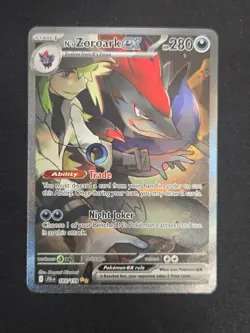 Pokemon Sv09: Journey Together N's Zoroark ex 185/159 SIR MINT - Image 1
