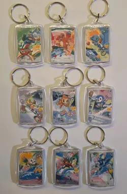 Pokemon TCG First Partner Illustration Collection Series 1 Novelty Keychains - Image 1