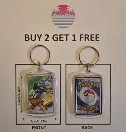Pokemon TCG First Partner Illustration Collection Series 1 Novelty Keychains - Image 3