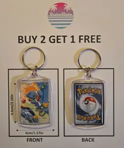 Pokemon TCG First Partner Illustration Collection Series 1 Novelty Keychains - Image 5