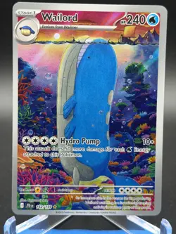 Pokemon Journey Together Wailord 162/159 Illustration Rare - Image 1