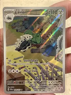 Pokemon TCG Twilight Masquerade Lairon Illustration Rare - Image 1