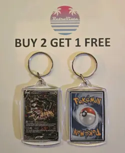Giratina V 186/196 Lost Origin Ultra Rare Pokemon TCG Novelty Keychain - Image 1