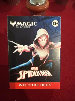 SDCC 2025 Magic The Gathering Spider-Man Welcome Deck Spider-Gwen Red - Image 1