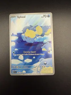 Pokemon TCG Spheal 199/191 Scarlet & Violet 151 Illustration Rare Holo - Image 1
