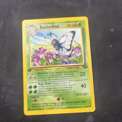 Pokemon TCG WOTC Jungle 1st Edition Butterfree 33/64 Uncommon NM - Image 1