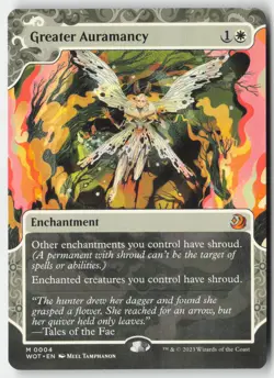 MTG - Greater Auramancy M Wilds of Eldraine: Enchanting Tales 4 LP-NM - Image 1