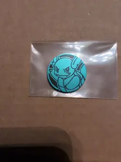 Pokemon Light Blue Wartortle Mini Coin From 151 Chinese - Image 1