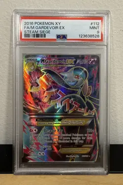2016 Pokemon XY Steam Siege M Gardevoir Ex #112 PSA 9 - Image 1