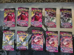 Pokemon TCG Fusion Strike Booster Packs x10. New/Sealed - Image 1