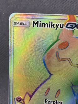 Pokemon SM - Lost Thunder Mimikyu GX (Secret) 226/214 Lp+ Front MP Back - Image 2
