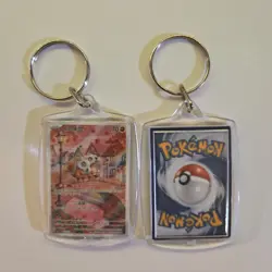 Cubone Art Rare Pokemon TCG S-Chinese Gem Pack Vol.3 0407/07 Novelty Keychain - Image 1