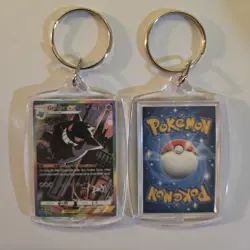 Pokemon TCG Pocket Gengar EX Special Illustration Rare Novelty Keychain - Image 1