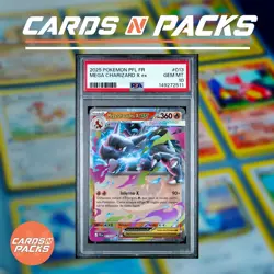 Carte Pokemon Mega-Dracaufeu X ex 013/094 Holo PSA 10 GEM MINT - Image 1