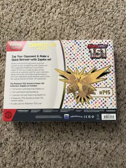 Pokemon TCG Scarlet & Violet 151 Zapdos EX Collection Box SEALED NEW - Image 2