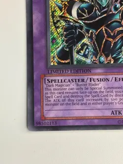 Yugioh Dark Paladin DMG-001 Limited Edition Secret Rare - MP- - Image 3