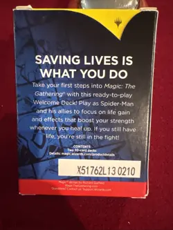 Pax West 2025 Magic the Gathering Spiderman Welcome Deck White Deck Sdcc - Image 3