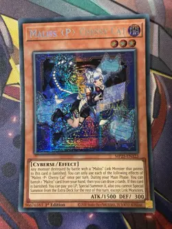YuGiOh! Maliss P Chessy Cat Prismatic Secret Rare MP25-EN123 - Image 1