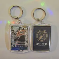 RORONOA ZORO ONE PIECE OP06-118 2024 MANGA ALT ART Novelty Keychain - Image 1