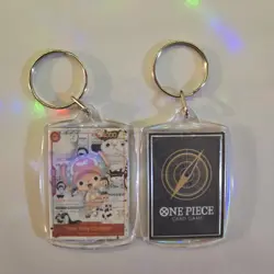 One Piece TCG Tony Tony Chopper Alt Art EB01-006 Manga (PRB) Novelty Keychain - Image 1
