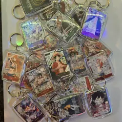 One Piece TCG Gol.D.Roger Gold Manga Alt Art #OP09-118 Novelty Keychain - Image 2