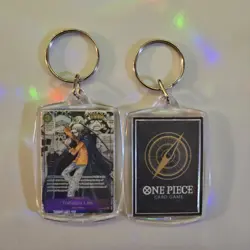 2023 One Piece Trafalgar Law Manga Alt Art #OP05-069 Novelty Keychain - Image 1
