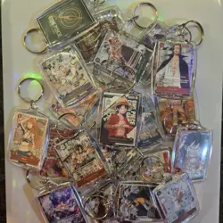 One Piece The Best Vol. 1 Nami Manga OP01-016 PRB01 English Novelty Keychain - Image 3