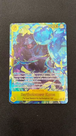 One Piece OP12-119 bartholomew kuma SEC alt art english - Image 1