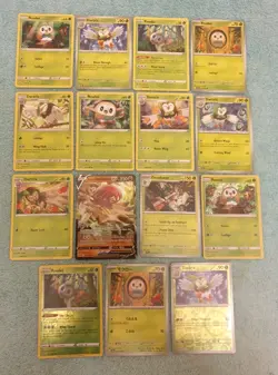 ROWLET, DARTRIX, & DECIDUEYE BUNDLE OF POKEMON CARDS - Image 1