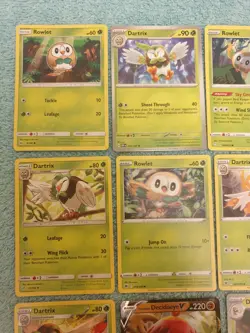 ROWLET, DARTRIX, & DECIDUEYE BUNDLE OF POKEMON CARDS - Image 2
