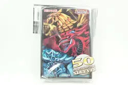 (100) YuGiOh Deck Sleeves Egyptian Gods Slifer Obelisk Ra 63x90mm Card Sleeves - Image 2