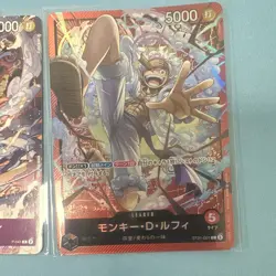 (3)Bandai Monkey D. Luffy 3 Card Lot JP Foil Parallel Alt Art OP09-061 P-041 NM - Image 4