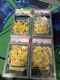 Pokemon Celebrations Pikachu V Union Set Of 4 Graded Cards, 2 Psa 10’s & 2 Psa 9 - Image 1