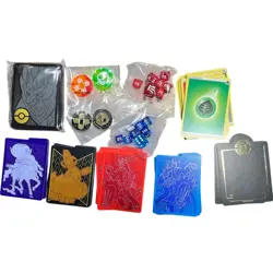 Pokemon Elite Trainer Box Dice Damage Counters Card Sleeves Accessories - Image 1