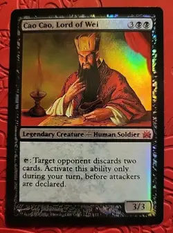 MTG Cao Cao, Lord of Wei x1 NM FOIL ~FTV: Legends (Magic)*Free Shipping* - Image 1