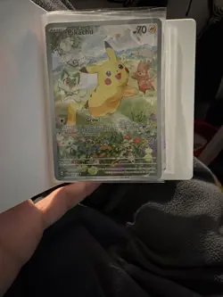 Pokemon TCG SVP088 Pikachu Black Star Promo Full Art Holo Card - Near Mint - Image 1