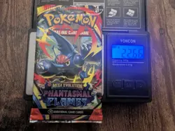 🔥 22.66g Phantasmal Flames HEAVY Booster Pack Sealed Pokemon TCG Cards - Image 1