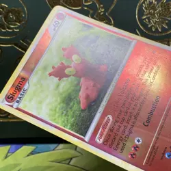2010 HeartGold & SoulSilver - Undaunted Slugma #67 Reverse Holo Pokemon Card LP+ - Image 5